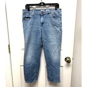 Calvin Klein Jeans, Boyfriend, Light Wash, Cropped, Women's Size 10